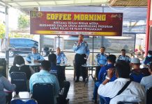 GELAR COFFE MORNING BERSAMA INSAN PERS, Kalapas Berkomitmen Bina Petugas dan WBP