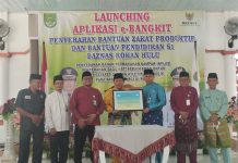 Meretas Kemiskinan di Rohul, Bupati Sukiman Launching Aplikasi E Bangkit
