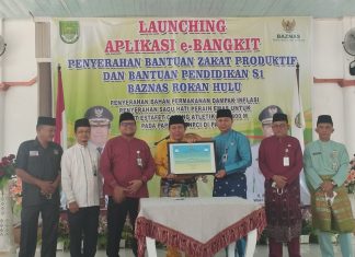Meretas Kemiskinan di Rohul, Bupati Sukiman Launching Aplikasi E Bangkit