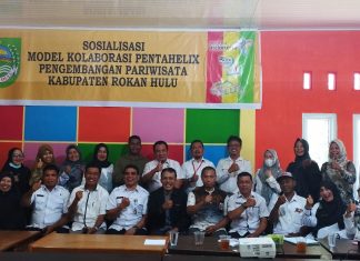 Kembangkan Objek Wisata, Disparbud Rohul Beri Sosialisasi Model Kolaborasi Pentahelix