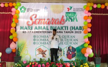 Semarak Peringati HAB KE-77, Kemenag Rohul Gelar Berbagai Lomba