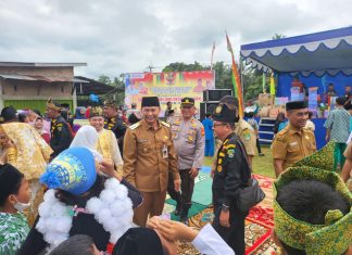 Hadiri Peringatan Hari Jadi Desa Aliantan, Berikut Harapan Wabup Indra Gunawan