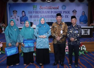 TIM Penggerak PKK Se Rohul Mendapat Sosialisasi “10 Program PKK”