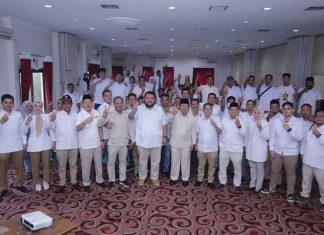 DPC PARTAI GERINDRA ROHUL GELAR RAKORCAB TAHUN 2022, H Sukiman : Siap Dukung Prabowo Sebagai Calon Presiden RI