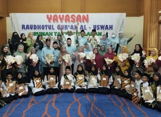 Rumah Tahfidz Teladan Yayasan Raudhotul Quran Al Uswah Wisuda Para Santrinya