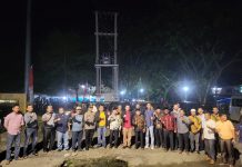 Lampu Penerang Hiasi Jalan di Ujung Batu