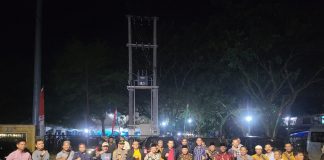 Lampu Penerang Hiasi Jalan di Ujung Batu