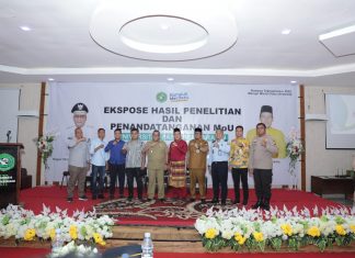 Wagubri dan Sekda Rohul Saksikan Ekspose Hasil Penelitian Dosen UPP