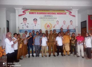 KONI Rohul Gelar Sertijab, Hery Islamy Siap Benahi KONI