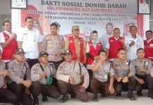 Peringati HUT Security, PMI dan Polres Gelar Donor Darah