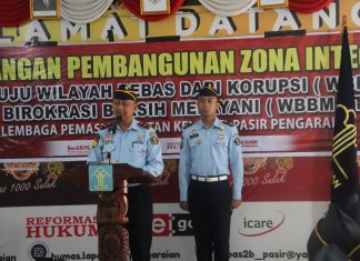 LAPAS PASIR PENGARAIAN KOMIT CANANGKAN ZONA INTEGRITAS MENUJU WBK/WBBM