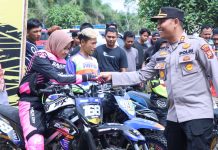 Polres Rohul Gelar Super Grastrack Kapolres Cup I