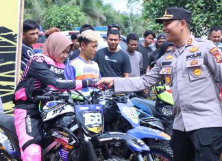 Polres Rohul Gelar Super Grastrack Kapolres Cup I