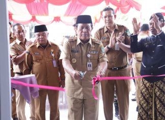 Resmikan Gedung Kantor Desa Baru Hingga Puji Bumdes Desa Pasir Indah, Bupati H. Sukiman : Teruslah Berkembang
