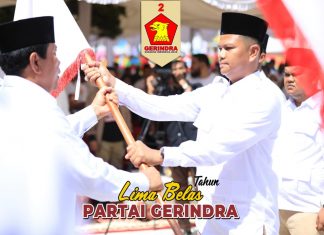Dilantik Sebagai Ketua PAC Gerindra, Berikut Target Jhon Kanedy