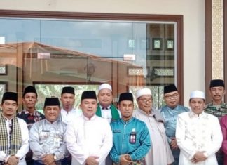 Peringati Isra’ Mi’raj Nabi Muhammad SAW, Asisten I Setdakab Rohul Resmikan Masjid Ali Shobirin