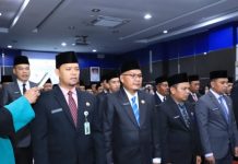 99 Pejabat Fungsional Madya dan Muda Dilantik dan diambil Sumpah Jabatan
