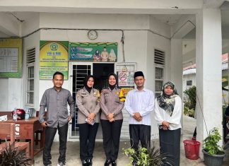 Polres Rohul Giat Ke Sekolah, Brigadir Lisnawati SH : Jatuh Ke Aspal Tak Seindah Jatuh Cinta