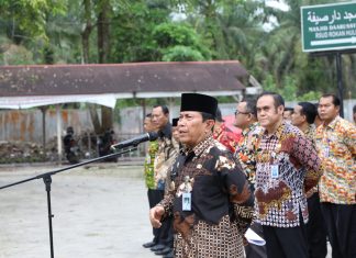 Apel Pagi di RSUD Rohul, Ini Yang Disampaikan Bupati Rohul Kepada Karyawan RSUD