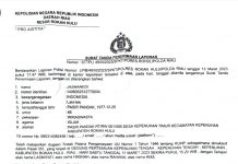 Korban Keributan Agenda KLHK Yang Dimohonkan Oleh PT Agro Mitra Rokan Melapor ke Polres Rokan Hulu