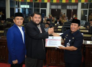 Bupati Sukiman Sampaikan LKPJ 2022 Pada Rapat Paripurna, Bahas 2 Ranperda