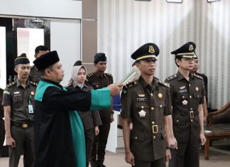 Kajari Rohul Pimpin Sertijab Kasi Datun