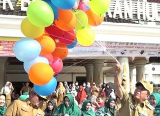 Lepas Puluhan Balon Ke Udara, Sukiman : Pemkab Rohul Sukseskan Crash Program Polio