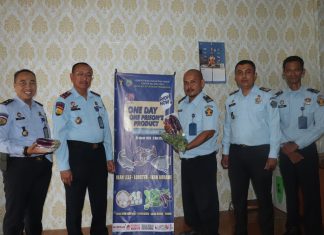 Melalui Program “One Day One Prison’s Product” WBP Jual Hasil Produksi Kemandirian