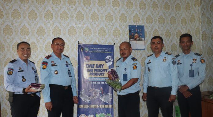 Melalui Program “One Day One Prison’s Product” WBP Jual Hasil Produksi Kemandirian