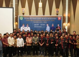 Sekda Rohul Hadiri Pelantikan Pengurus Himarohu 2023-2025
