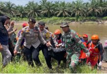 Tiga Hari Terbawa Arus Sungai, Mayat Wanita di Rohul Akhirnya Ditemukan