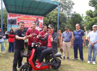 Wabup Buka Gebyar Jalan Santai PBB P2 di Desa Mahato