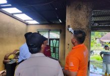 Ditinggal Ke Kebun, Rumah Warga di Rohul Ludes Dilahap Si Jago Merah