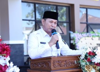 Wabup Indra Gunawan Resmikan Gedung Baru Camat Ujungbatu