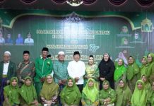 Bupati Sukiman Saksikan Pelantikan PC Muslimat NU Rohul