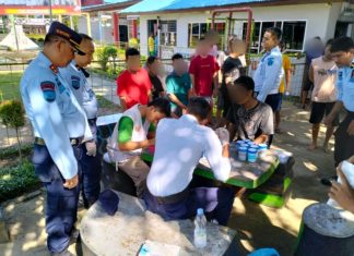 Lapas Pasir Pengaraian Tes Urin WBP
