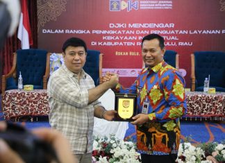 Wabup Buka DJKI Mendengar, Harap Kemajuan UMKM di Rokan Hulu