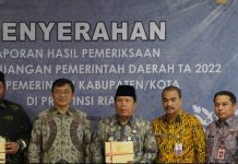 7 Kali Berturut-Turut, Bupati Sukiman Terima Opini WTP dari BPK RI