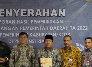 7 Kali Berturut-Turut, Bupati Sukiman Terima Opini WTP dari BPK RI