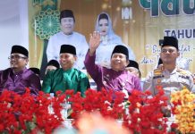 Meriahnya Malam Pawai Takbiran Keliling di Rohul
