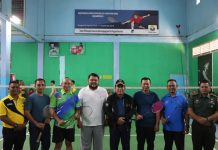 Bupati Sukiman Tutup Open Turnamen Bulutangkis Kajari Rohul Cup