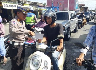 Selama Operasi Patuh, Sat Lantas tilang 286 Pelanggaran