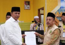 Wabup Indra Gunawan Sambut Jemaah Haji Rohul