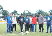 Bupati Sukiman Buka Open Turnamen Mahato Cup
