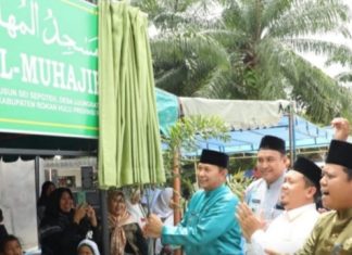 Wabup Rohul Resmikan Pengunaan Masjid Al Muhajirin