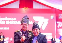 Hadiri HUT Bhayangkara Ke-77, Berikut Pesan Bupati Sukiman