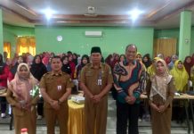 Disdikpora Rohul Beri Sosialisasi UKS Bagi Tenaga Pendidik Paud