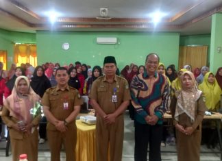 Disdikpora Rohul Beri Sosialisasi UKS Bagi Tenaga Pendidik Paud