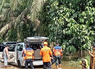 Banjir di Rohul, Kalaksa BPBD Himbau Masyarakat Lebih Waspada