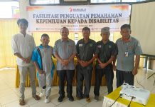 Bawaslu Rohul Beri Pemahaman Kepemiluan Kepada Difabel